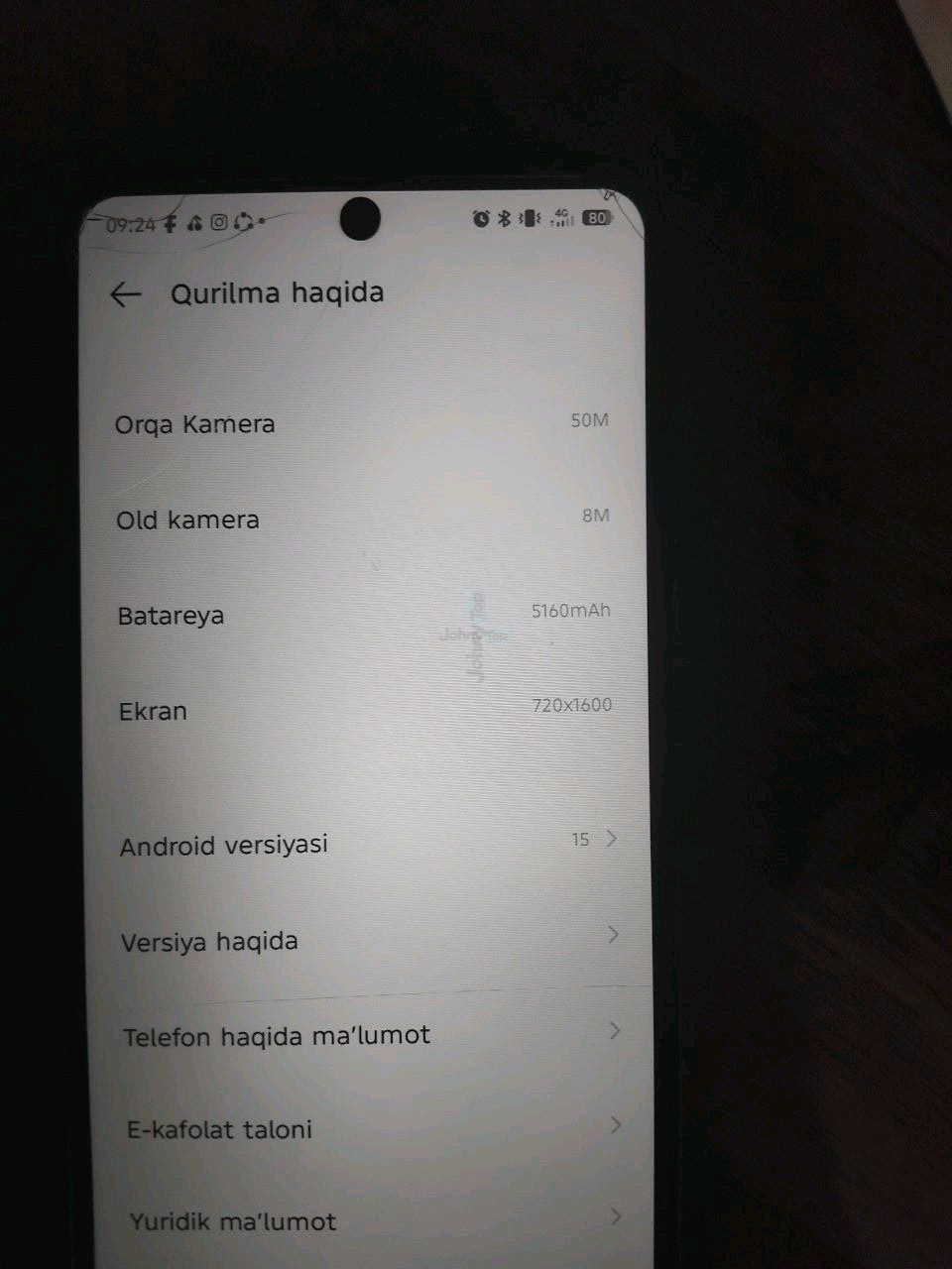 Infinix Hot 60i 256GB смартфон продаётся, город Нурафшан — 2