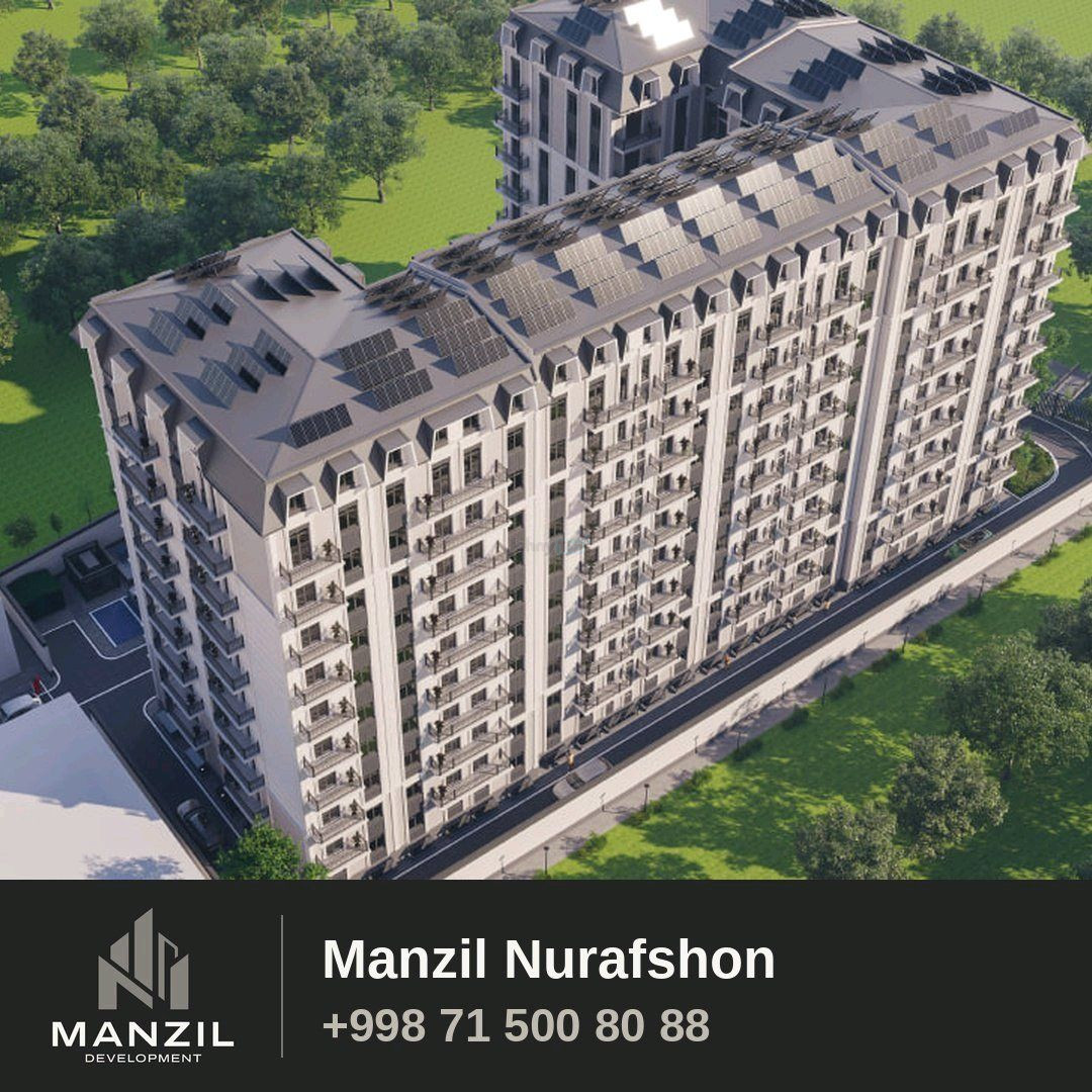 Manzil Nurafshon turar-joy majmuasida 2 xonali kvartira sotiladi — 4