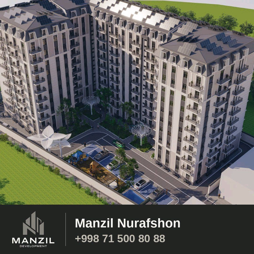 Manzil Nurafshon turar-joy majmuasida 2 xonali kvartira sotiladi — 5