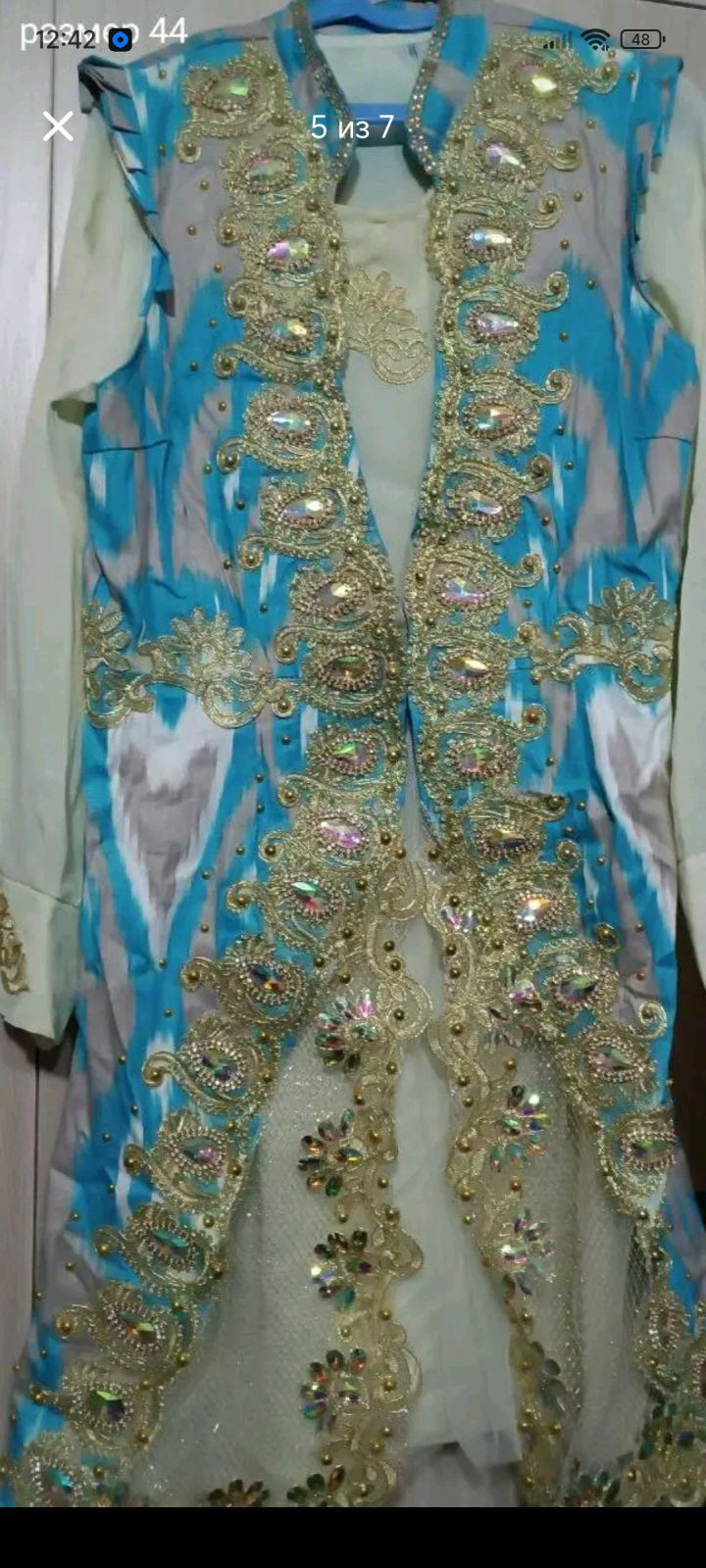 Bridal set: skullcap, veil and shoes (size 36), Tashkent region — 5