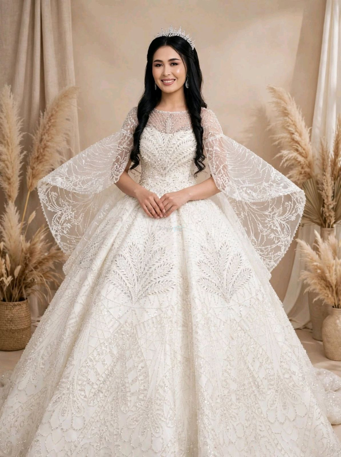 Lastoria kelin ko‘ylagi (oq, XL) — Sirdaryoda sotiladi — 4