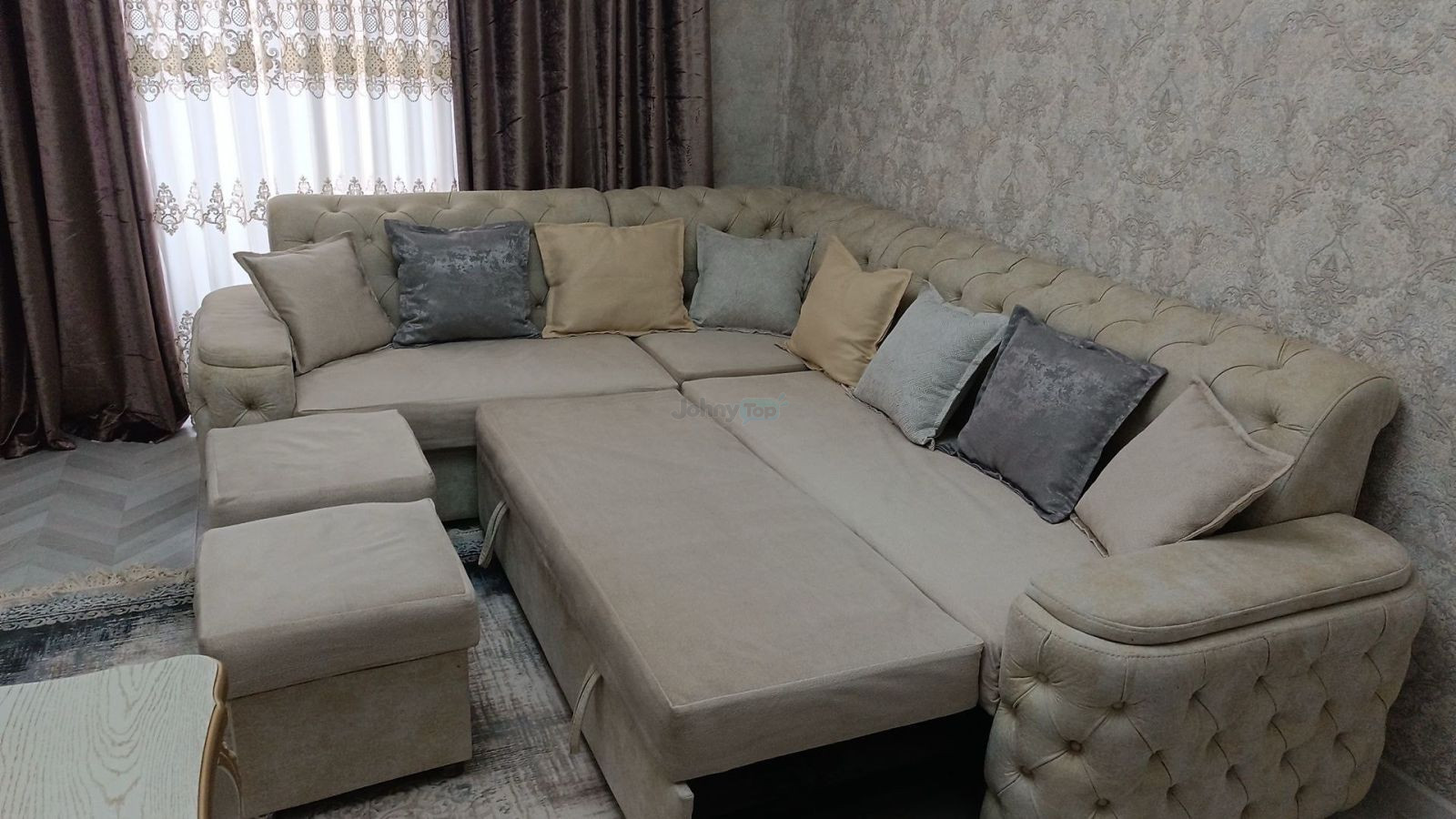 2-room apartment for rent near Novza metro, Chilanzar — 2