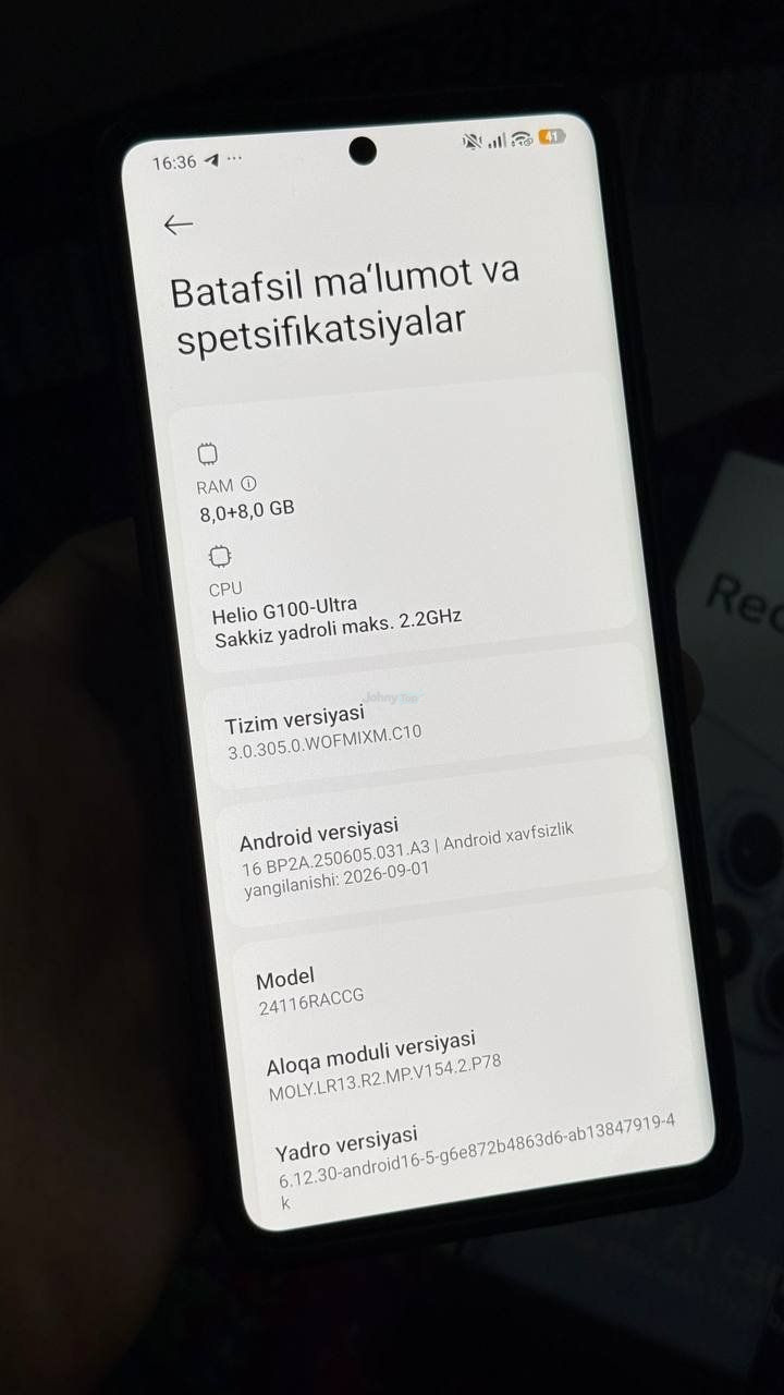 Redmi Note 14 Pro 256 GB (8+8 RAM) sotiladi, Samarqand — 2