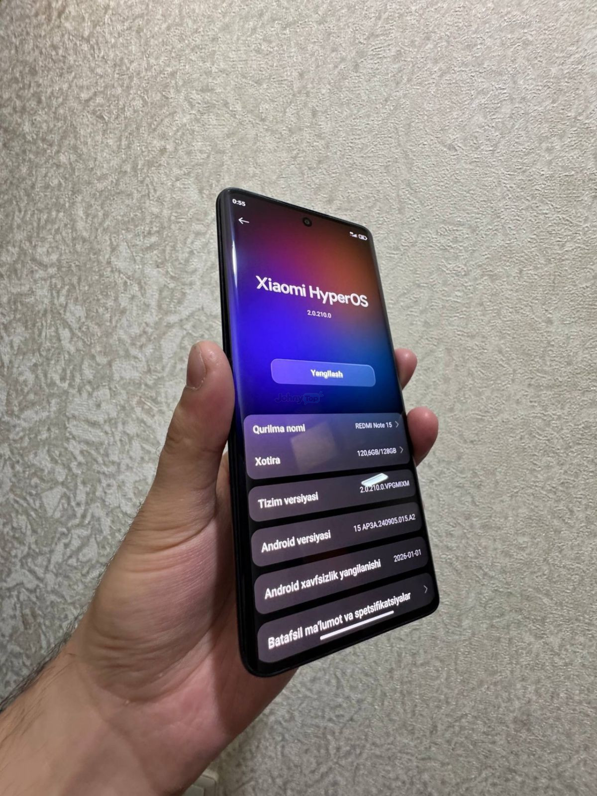 Redmi Note 15, 128 GB sotiladi, Denov — 2