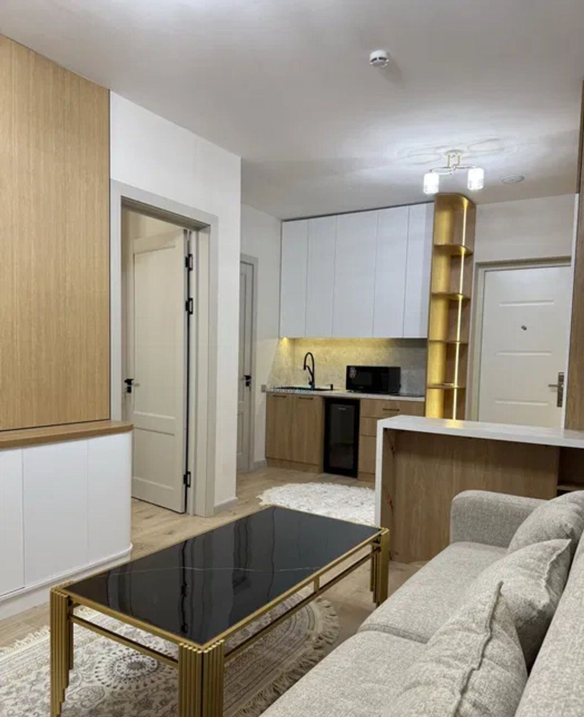 Furnished 2-room apartment for rent, Olmazor, 45 m² — 2