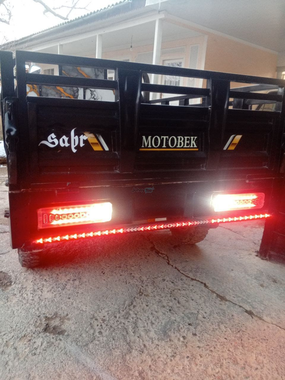 Motobek hybrid cargo motorcycle, Parkent — 2