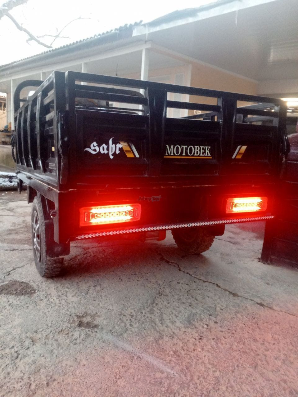 Motobek hybrid cargo motorcycle, Parkent — 3