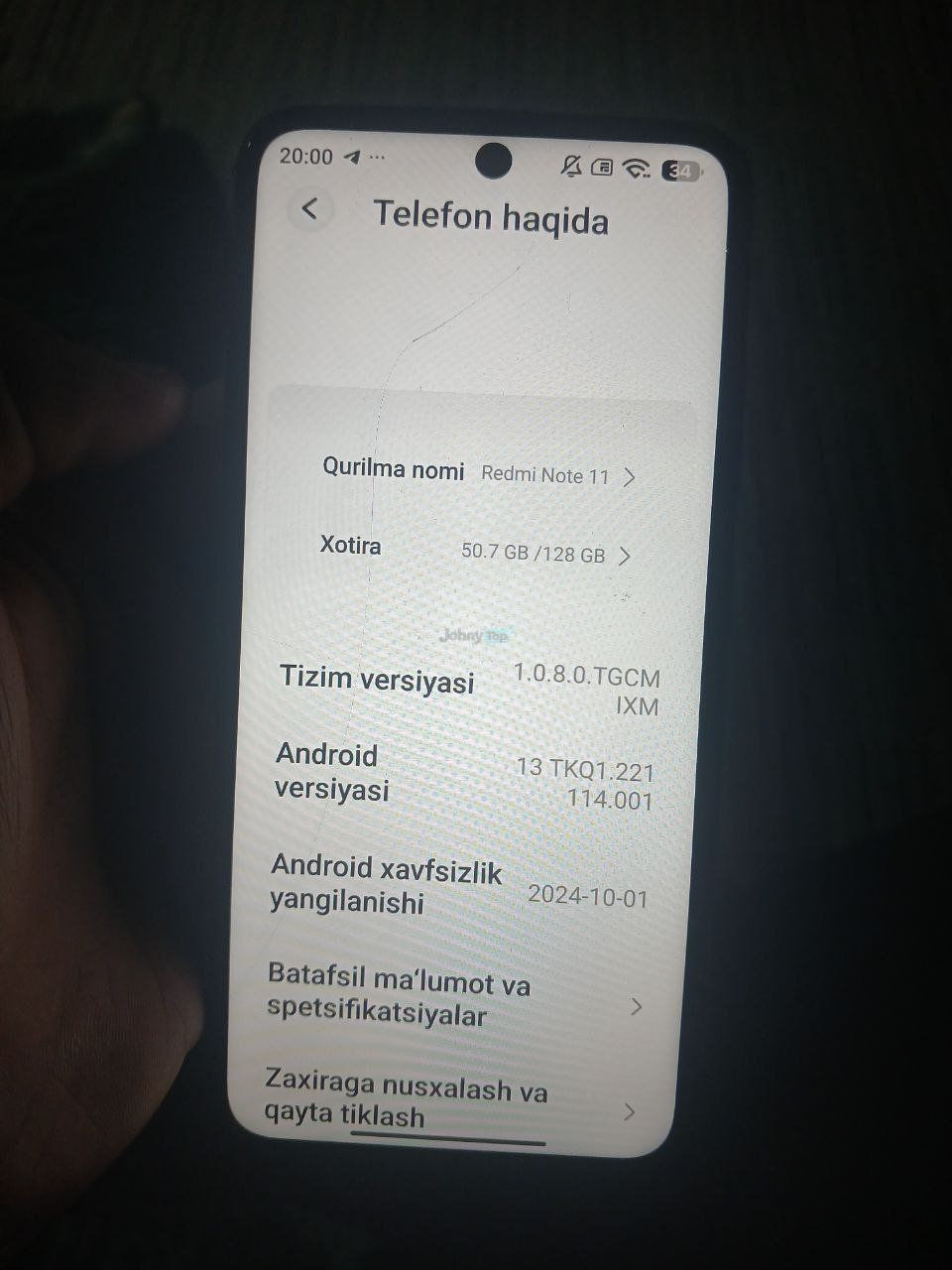 Redmi Note 11 128 GB smartphone for sale, Pastdargom — 2