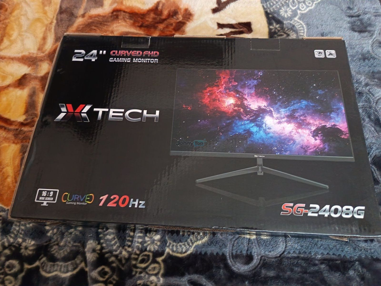 XTECH SG-2408G 24" egilgan gaming monitor, 120Hz, Toshkent — sotiladi — 2