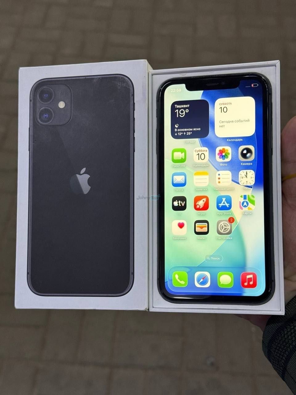 iPhone 11 64GB qora rangda sotiladi, Sariosiyo — 3