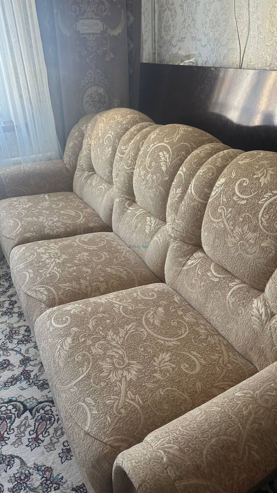 Soft beige sofa for sale, Toshkent district — 3